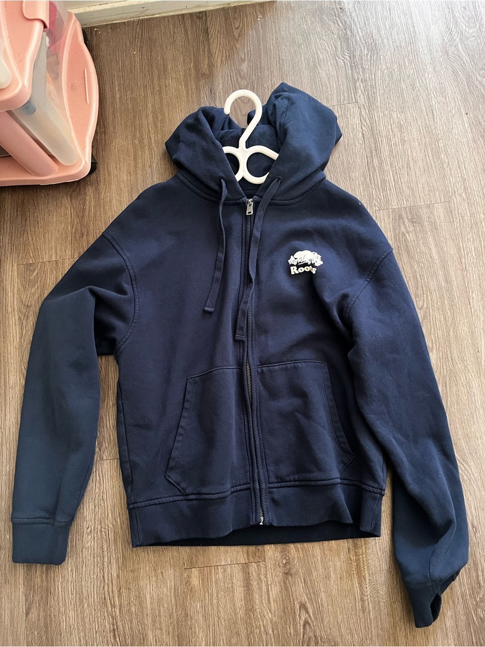Roots Dark Navy Full-Zip Hoodie